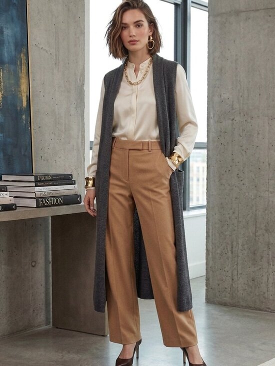 Max Studio Jackets & Blazers - Cashmere Long Vest